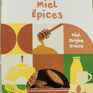 Biscuits sucrés bio - Miel épices