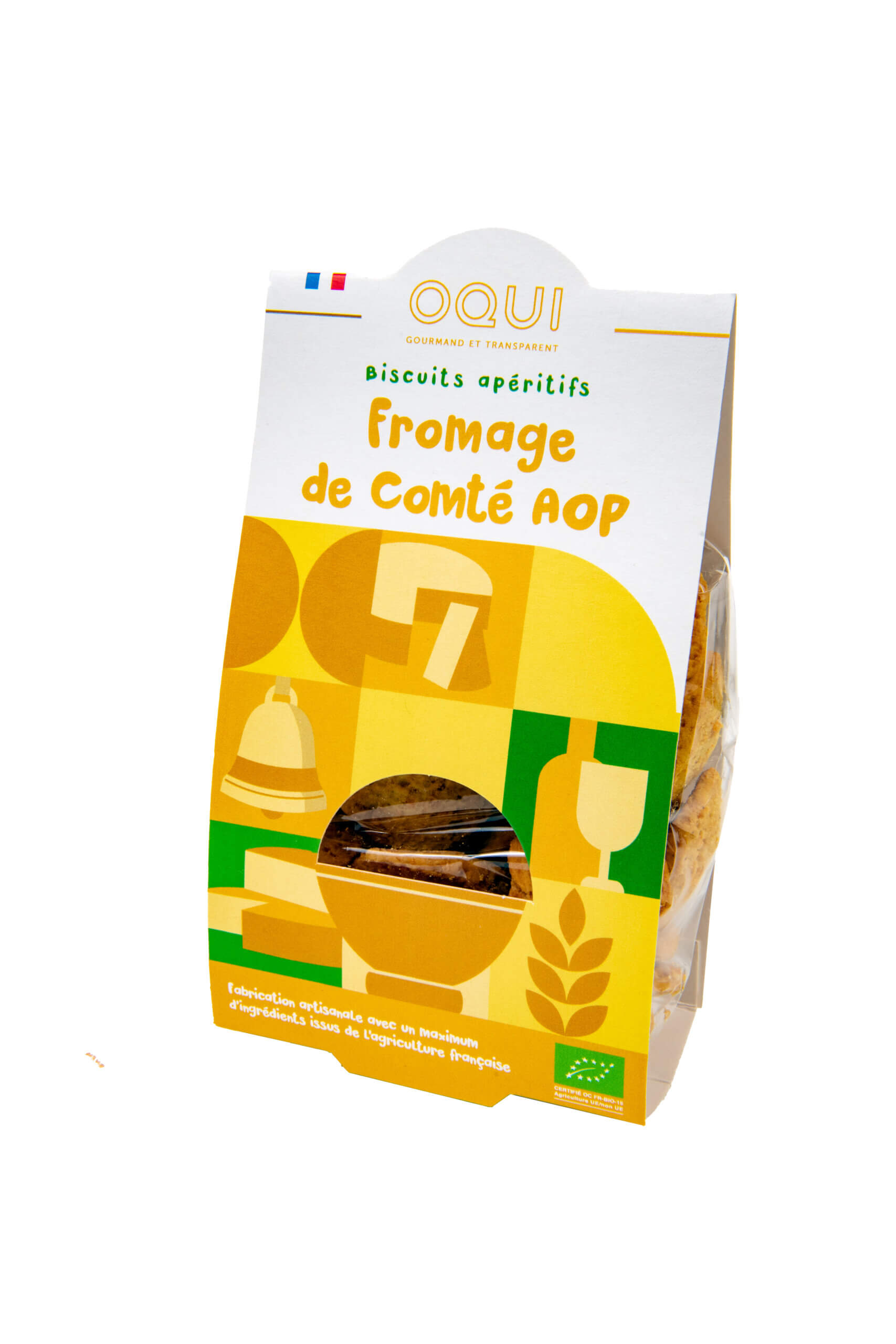 Biscuits apéritifs bio - Fromage de Comté