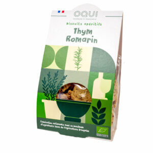 Biscuits apéritifs bio - Thym Romarin