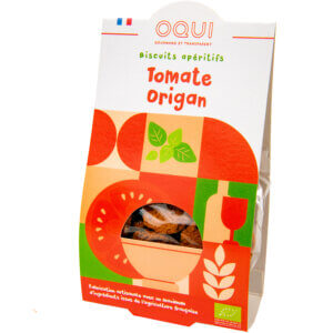 Biscuits apéritifs bio - Tomate Origan
